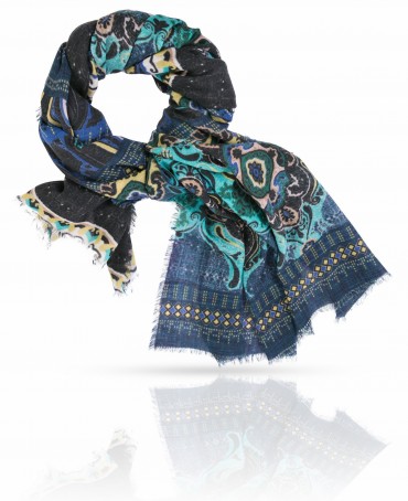 Палантин Унисекс W70.TW4-JAN178741/BLUE